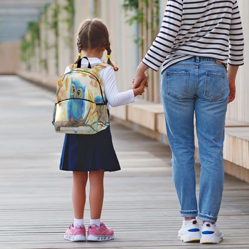 panksolu Owl on The Tree Toddler Backpack for Boys Girls Kids Backpacks Preschool Bag Travel Bag 6