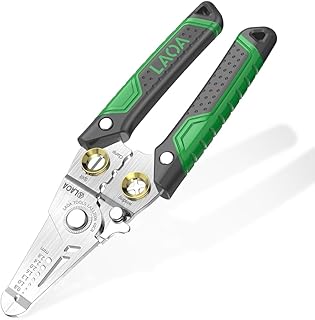 LAOA Wire Stripper Wire Stripper Tool,7-in-1 Multi Function Wire Plier Tool,Wire crimping tool,Stainless Steel Wire Crimper,Cable Stripper Multi-Function Electrician Pliers