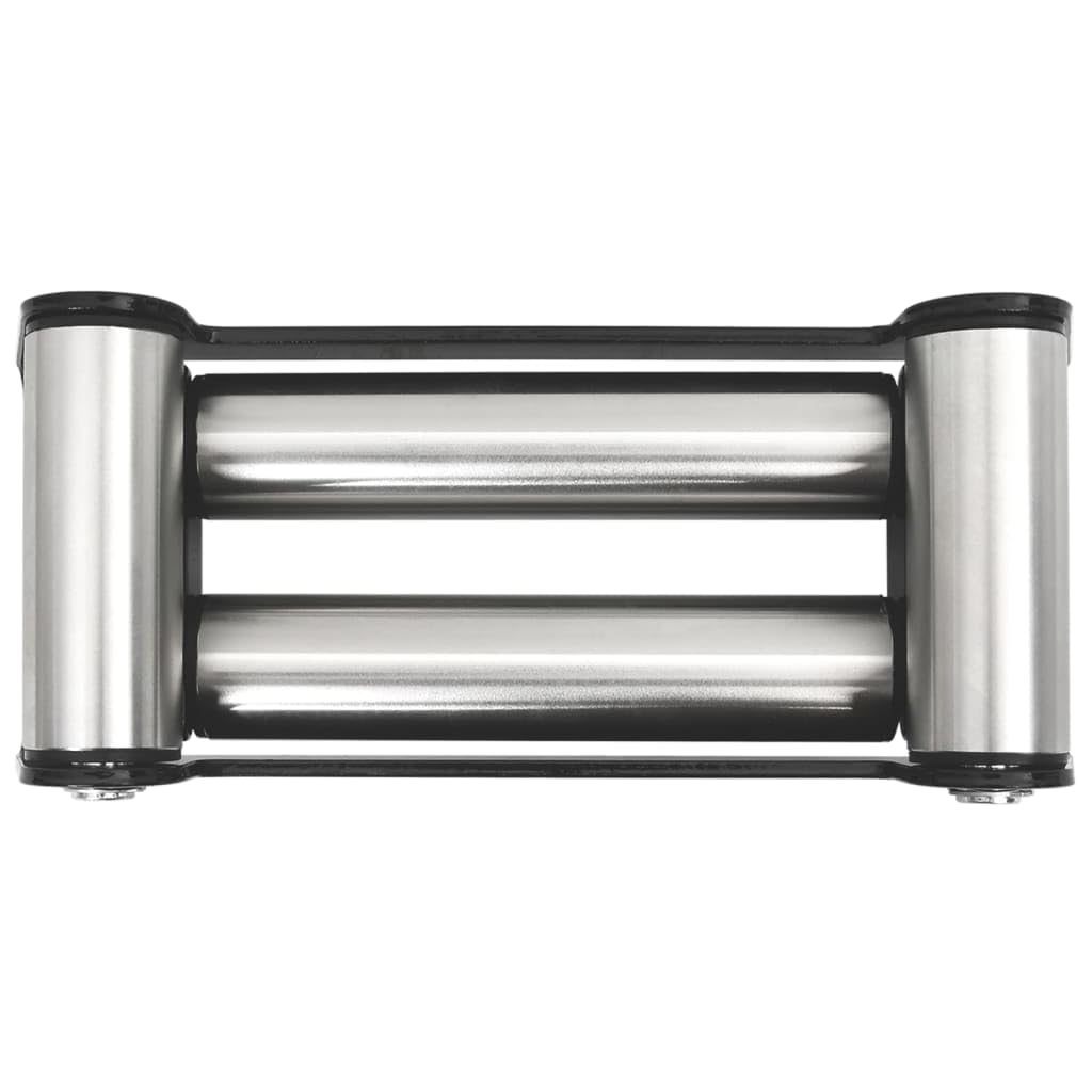 4-Wege-Rollenseilfenster aus pulverbeschichtetem Stahl 297x126x86 mm für Seilwinde 8000-13000 lbs mit verzinkten Rollen für Werkstatt, Baustelle, Garage, Lasttransport und Hebezug