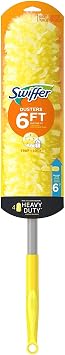 Swiffer Heavy Duty Dusters with Super Extender Handle, 6 Ft Handle, 1 Handle/4 Dusters, 4/Carton