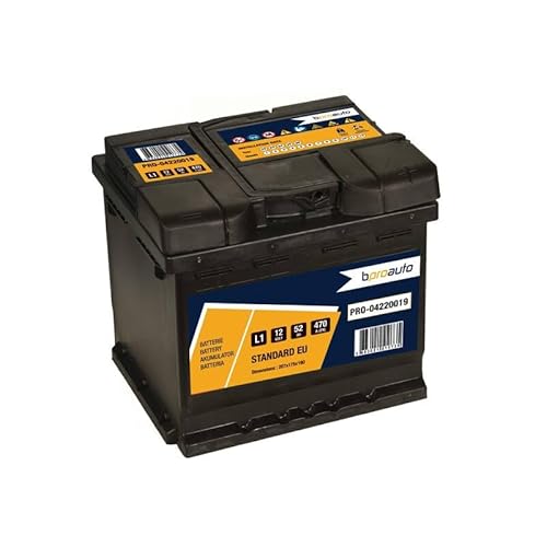 Batterie de voiture BPROAUTO 52Ah/470A PEUGEOT 208 1.2