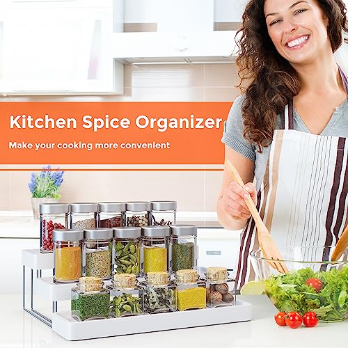 2-Pack-Expandable-Spice-Rack-Organizer-for-Cabinet-3-Tier-Adjustable-Cabinet-Spice-Organizer-Easy-Visibility-Spice-Organizer-for-Cabinet-Countertop-Cupboard-Pantry-Organization-White