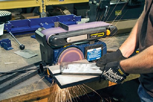 Eastwood 4 in. X 36 in. Belt With 6 in. Disc Sander 120 Degree Adjustable Miter Plate Fence Horizontal Or Vertical Sanding Surface Sturdy Cast Iron Base - Image 2