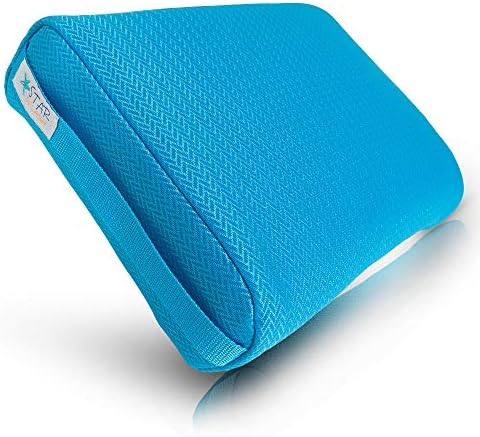 STAR SPLASH Hot Tub Booster Seat, 15 x 12 x 5 Inches - Hot Tub Pillow with Non-Slip Micro Dot Bottom and 6 Weighted Sections - Quick Dry Bath Accessories for Indoor or Outdoor Spa