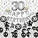 Produktbild YANSHON 30. Geburtstag Dekoration, Happy Birthday Party Set mit 28 Luftballons, Happy Birthday Banner, Geburtstag Party Dekoration für Mädchen und Jungen