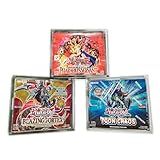 TCGHalo Acrylic Yugioh Booster Box Case (3 Pack) Acrylic Display Case for Yu-Gi-Oh Booster Box - Sliding Magnetic Lid 5MM Thick - Hard Yugioh Card Booster Box Case Storage Clear Acrylic Display Case