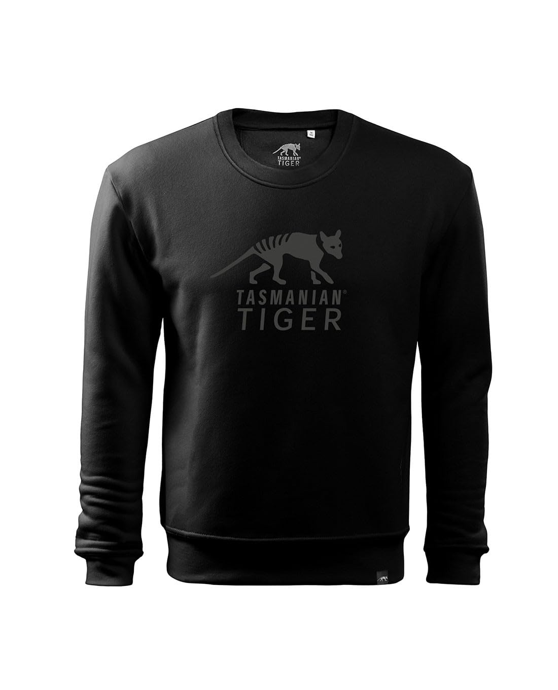 Tasmanian Tiger TT Logo Sweater - Herren Pullover mit Aufdruck und Rundhals-Ausschnitt aus Baumwolle