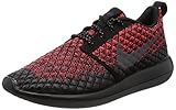 Nike Roshe Two Flyknit 365 Mens Fashion-Sneakers 859535-600_9.5 - Bright Crimson/Dark Grey/Black