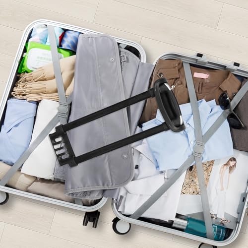 Poignée télescopique de rechange en aluminium pour valise