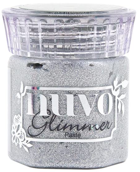 Glimmer Paste Nuvo Shooting Stars pasta iluminadora para estarcido y tarjetería creativa