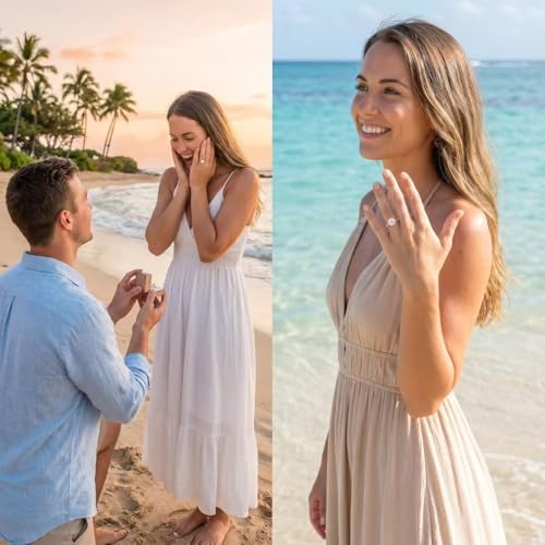 Axylena Engagement Ring for Women 4.5ct Radiant/Oval Cut Cubic Zirconia 18K Gold Plated (Yellow/White/Rose) Wedding,Travel, Anniversary,Daily,Promise Ring for women Sizes 6-10 - image 6