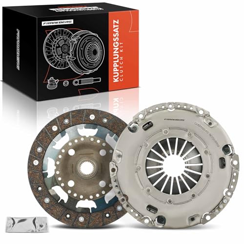 Frankberg Clutch Kit Flywheel and Clutch Compatible with Focus II DA DP HCP 2.0L 2004-2007 C-Max DM2 2.0L 2007-2007 Mondeo III B5Y 1.8L 2000-2002 C30 533 1.8L 2006-2012 Replace# 623312309