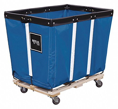 Carretilla cesta capacidad 6 bushel azul 30 in L miniatura 1