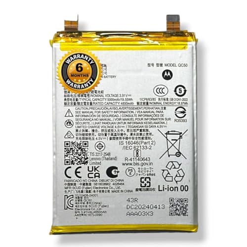Image of QC50 Battery for Motorola Edge 50 Fusion I Edge 2024 5G -5000mAh Battery with 6 Month Warranty** (ZZ54)