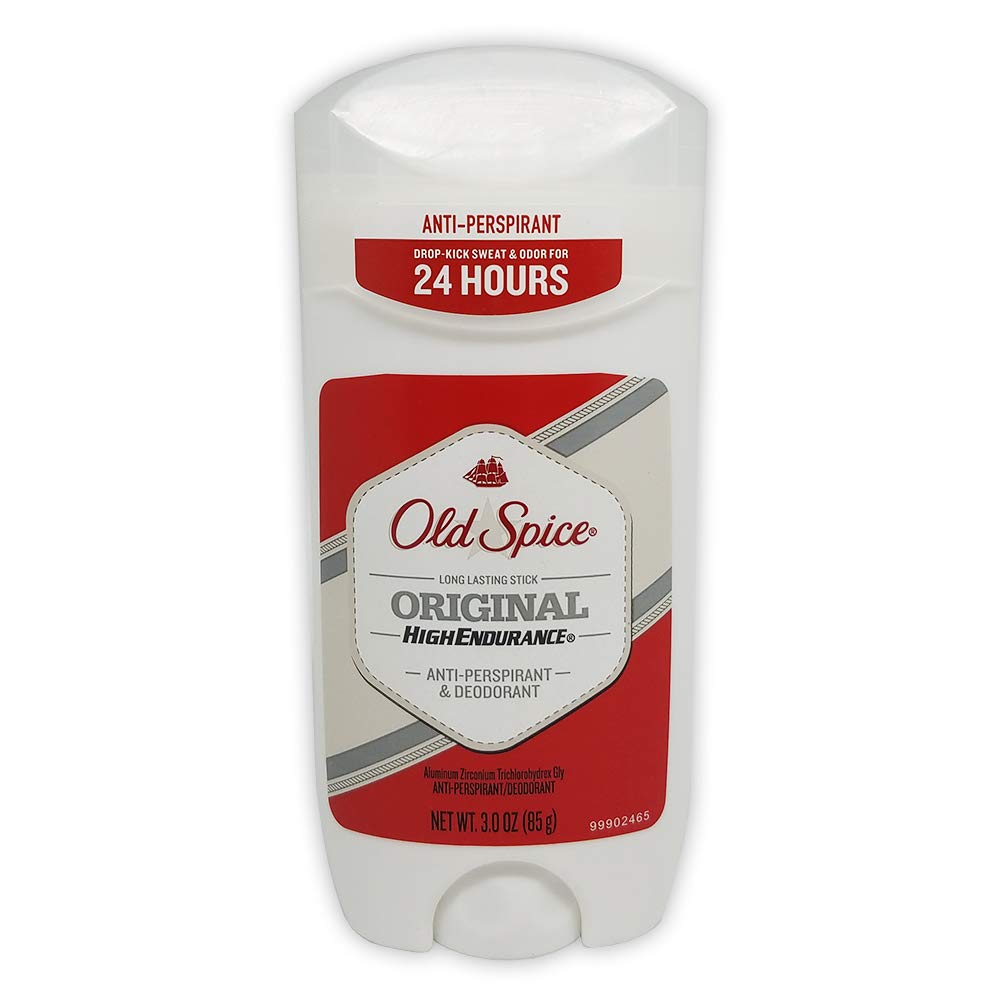 Old Spice haute Endurance invisible solide anti-​transpirant et déodorant, Parfum Original – 85 gram (lot de 6)