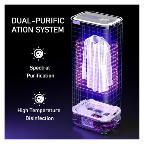 Automatic Ironing Machine,Portable Wireless Vertical Steam Iron, Clothes Drying Rack with Remote,Hanging Garment Steamer,for Clothes Fabric – Image 5