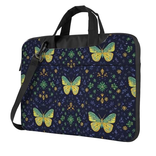 Bolsa para portátil impermeable azul oscuro 14 pulgadas miniatura 1