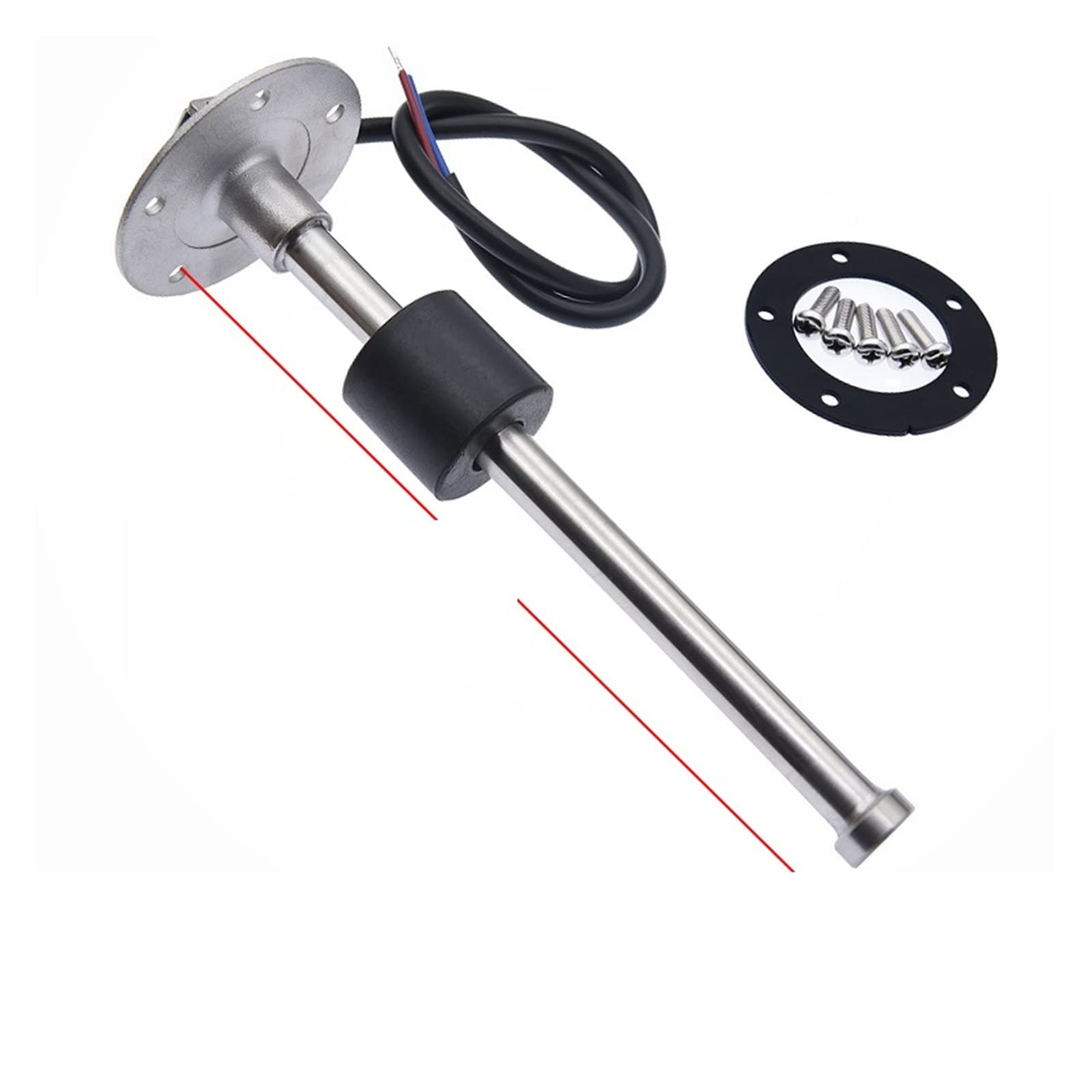 indicador de nivel de líquido, Indicador de nivel de combustible 4 en 1, temperatura del agua, presión de aceite, voltaje, indicador multifunción o Sensor for coche, barco, caravana