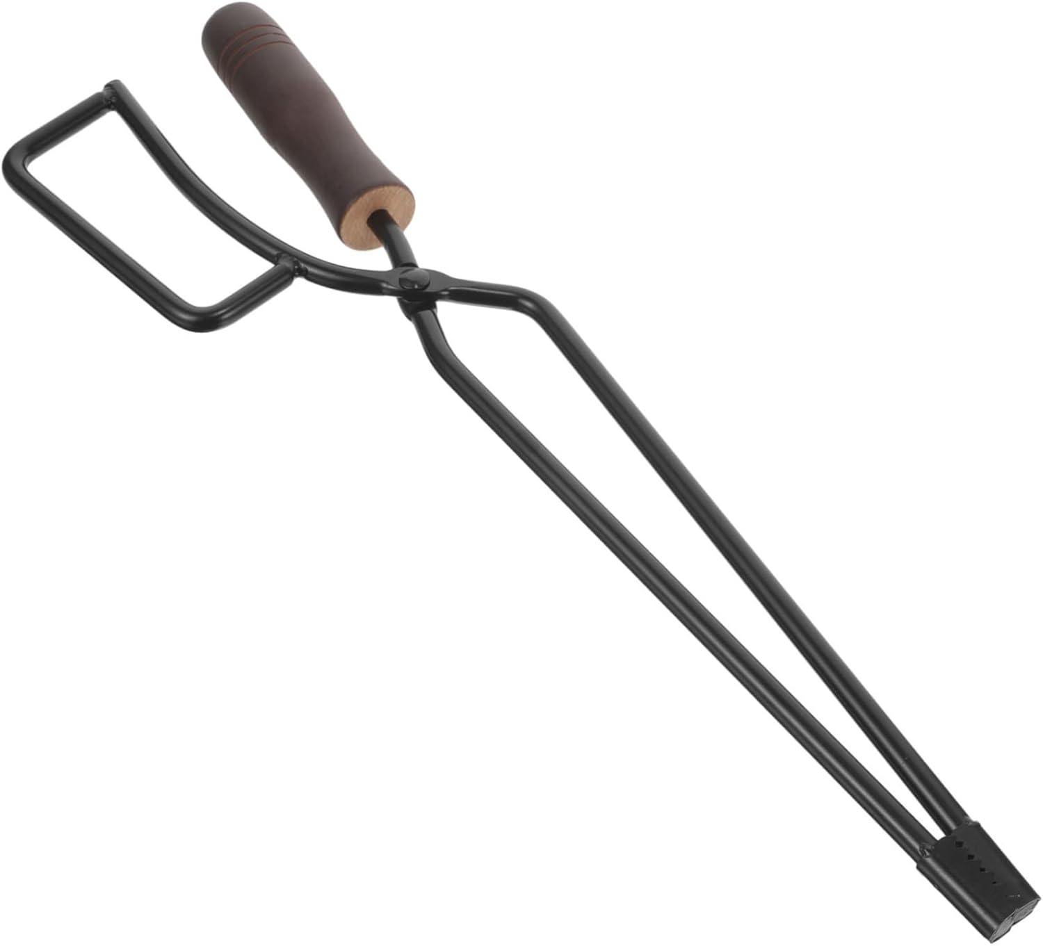 SUPVOX Outdoor Charcoal Clip Tongs for Campfire and Bbq Safe Firewood Grabber Tool for Cooking Lightweight and Design for Camping Picnics and Parties