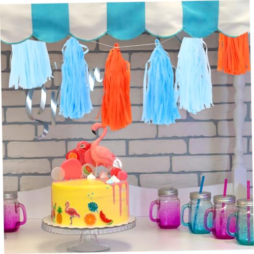 Guirnaldas de fiesta guirnalda flecos borlas para decorar paredes vacías 7