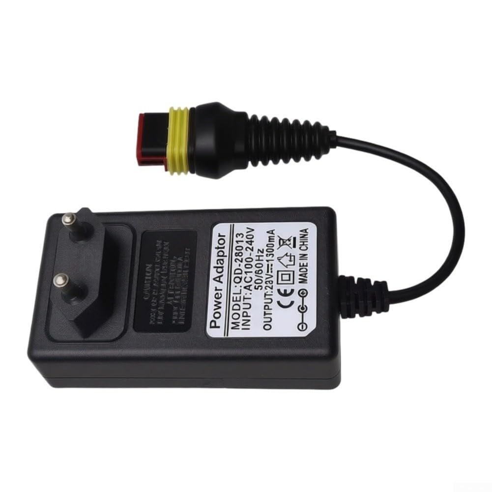 Cargador 28V 1.3A para cortadoras de césped robóticas para cable 20cm