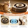 2 Pack Magic Organ Cat Scratcher Toys, Foldable & Reversible Accordion Kitty Toy with Bell Balls, Interactive Cardboard Scratching Board Scratcher Pad for Indoor Cats #4