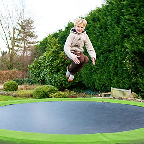 Kangaroo Hoppers Universal 8/10/12/15Ft Trampoline Repalcement Safety Pad，Waterproof Surround Spring Foam Cover For Round Frame (Apple Green, 12Ft) #TOP7