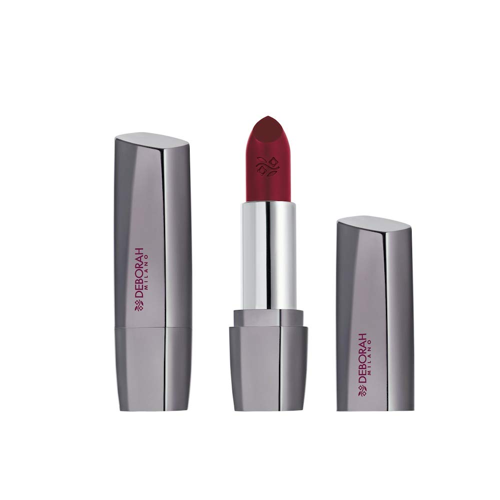 DEBORAHMilano Red Long Lasting Lipstick, 12 Red Brownie