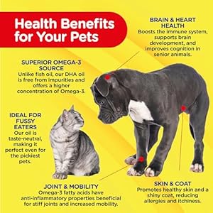 PetJesty-Pure-Omega-3-Oil-for-Dogs-Cats-2639oz-Omega-3-Skin-Coat-Support-Liquid-Food-Supplement-for-Pets-Vegan-pet-DHA-for-Joint-Function-Immune-Heart-Health-Non-Fish-Oil-Dog-and-Cat - Cucciolini Doodles   PetJesty-Pure-Omega-3-Oil-for-Dogs-Cats-2639oz-Omega-3-Skin-Coat-Support-Liquid-Food-Supplement-for-Pets-Vegan-pet-DHA-for-Joint-Function-Immune-Heart-Health-Non-Fish-Oil-Dog-and-Cat