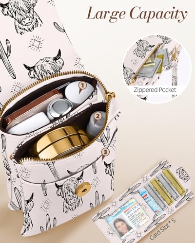Image of Bistup Small Crossbody Bags for Women Cross Body Purse Handbag Leather Cute Medium Cell Phone Bag Wallet Pouch