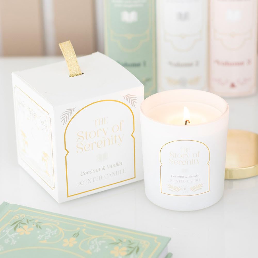 Quitting Hollywood Multicoloured The Story Of Serenity Coconut & Vanilla Candle