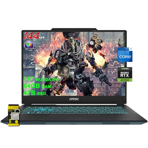 MSI Cyborg 14 Q[~Om[gp\R 14C` WUXGA IPS 144Hz (100% sRGB) Intel 10RA i7-13620H 64GB RAM 4TB SSD GeForce RTX 4060 obNCg USB-C