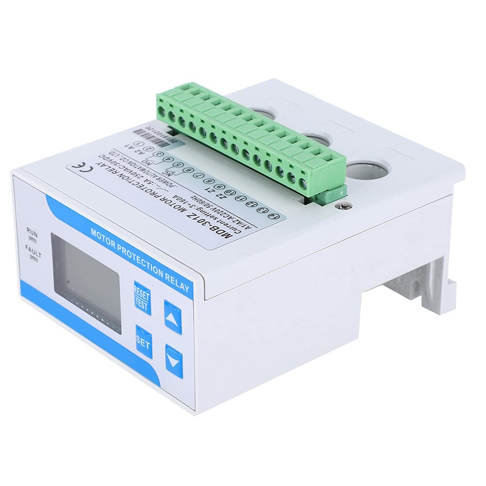 Ac 220 V 3-160A Zabezpieczenie Silnika Elektrycznego, 3-Fazowy Cyfrowy Przekaźnik Zabezpieczający Silnik Lcd Do Zabezpieczenia Przed Utratą Fazy Nadprądowej, Przeciążeniowej I Niedociążonej