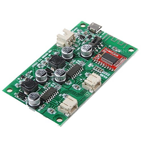 ARCELI 2x6W Stereo Bluetooth Audio Receiver DC 3.7V / 5V Dual Channel Audio Power Amplifier Board for Bluetooth Speaker