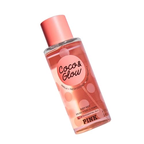 Miniatura 3 de Victoria's Secret Pink Coco & Glow Mist para mujer, 8.4 onzas (Coco & Glow)