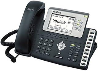 Yealink SIP-T28P na 1-Handset 6-Line Landline Telephone (Power supply not included - PS5V1200US) (Renewed)