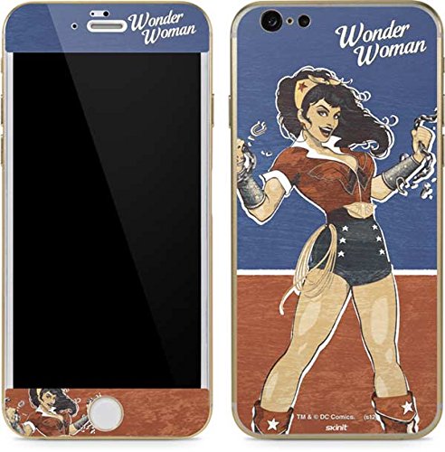 Skinit Decal Phone Skin Compatible with iPhone 6/6s - Officially Licensed Warner Bros Wonder Woman Bombshell Design