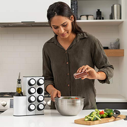 Prepdeck-Chef-Caddy-Spice-Rack-Seasoning-Oil-Organizer-Spice-Labels-Blank-Labels-Kitchen-Counter-Organization-and-Storage-Base