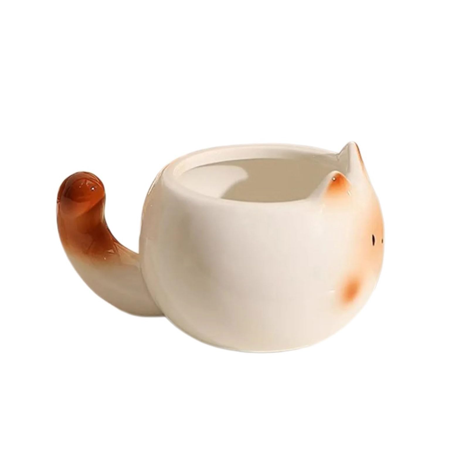 Nucelit Unique Cats Milk Cup Drinkwares Multipurpose Drinkware for Juices Coffee and More Suitable for Holidays Unique Tableware