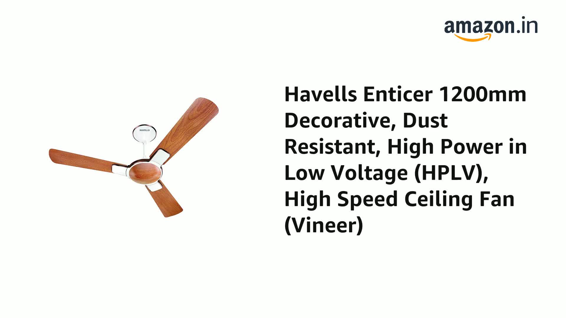 Buy Havells Enticer 1200mm Decorative 