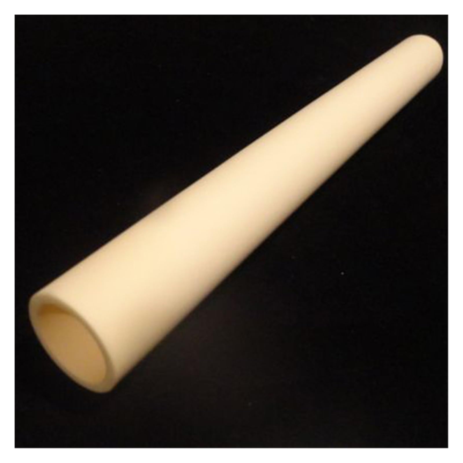 yaoqijie Tubo de cerámica aislante de 300 mm de longitud Tubo de cerámica de desgaste resistente a altas temperaturas de combustión hueca lasting (Size : 35mm(ID) x45mm(OD))