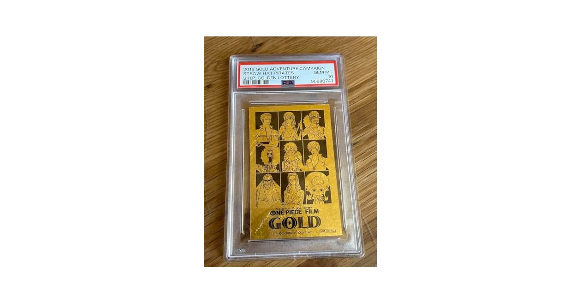 Amazon.co.jp: 麦わらの一味金箔カードPSA10 gold leaf GNI