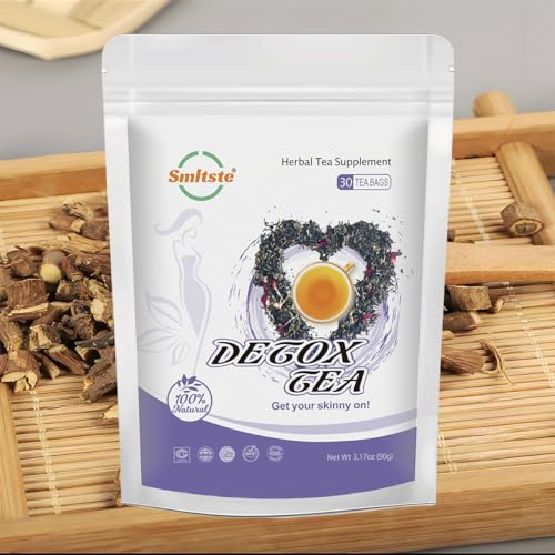 Smltste 30 Days Detox Tea Bags Non GMO, Vegan, All Natural Teas, Made with Green Tea and Herbal Teas for Natural Detox and Cleanse, Reduce Bloating - Image 3