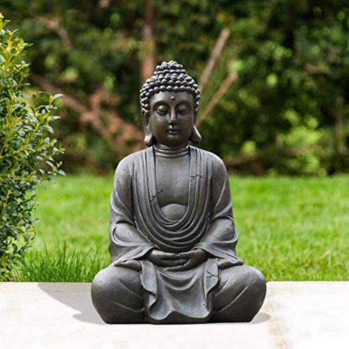 Yeomoo Meditation Figur Gartendeko für Draußen – Zen Buddha Spirituelle...
