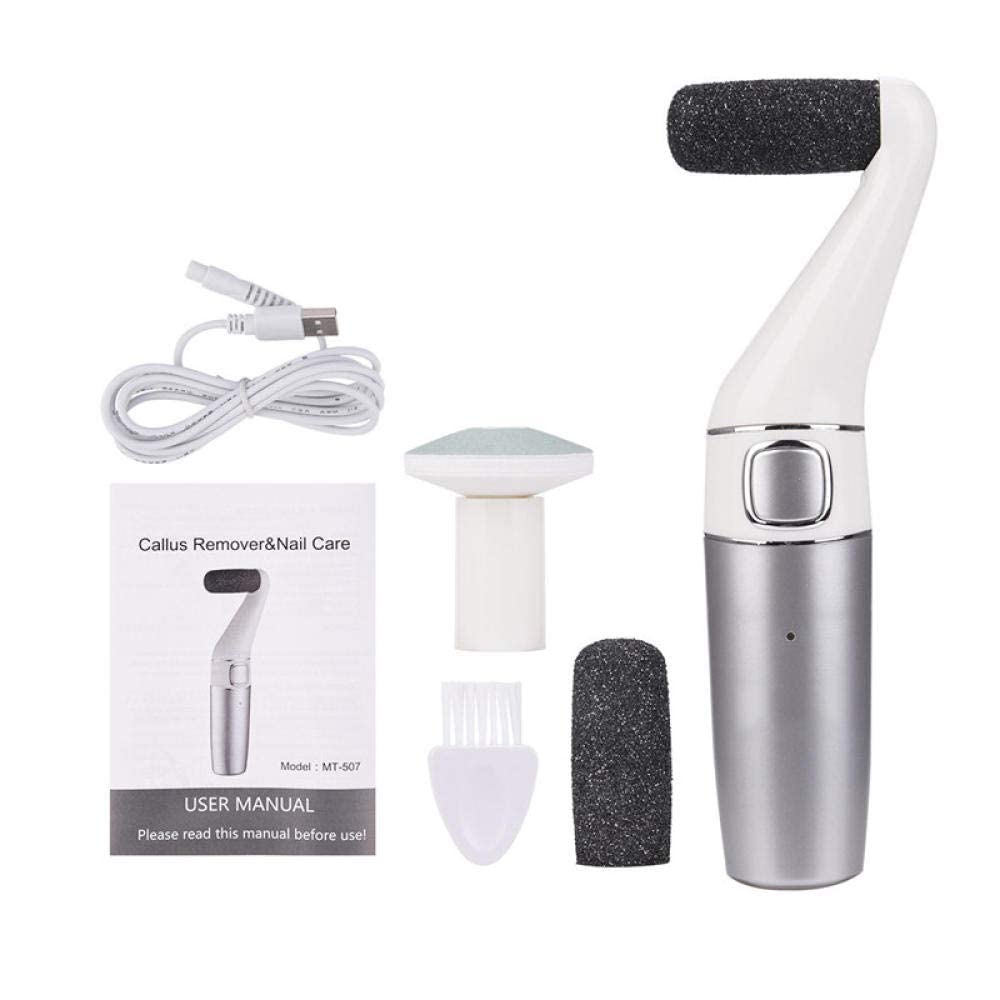 Lima per Piedi elettrica Smerigliatrice per Piedi elettrica USB Strumenti per Pedicure per Lima elettrica per Piedi, rimozione del callo a Doppia velocità per Pelle Morta secca e screpolata