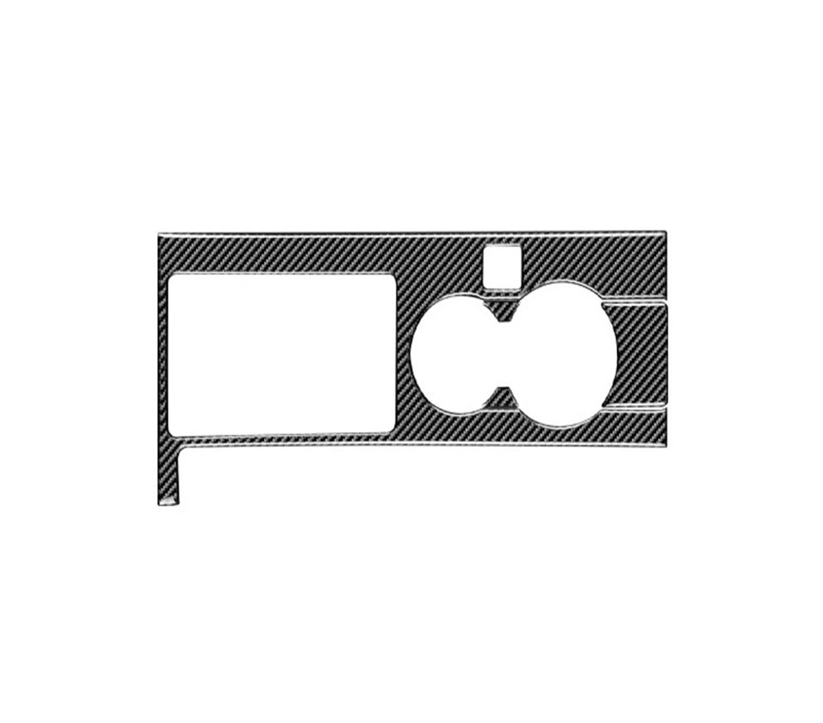Car Interior Moulding Trim for Mustang 2005-2009 Accessories Interior Trim Car Gear Shift Panel Cover Real Soft Carbon Fiber Sticker Interior Accessories(Gear Shift Panel B)