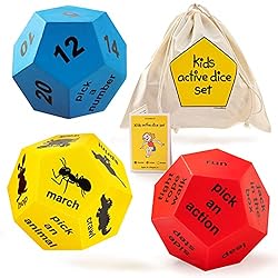 exercise equipment for kids Kids workout exercise dice