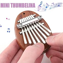 Delsen Kalimba 8 clés, piano à pouce professionnel Kalimba, instrument Kalimba Thumb Piano Marimba, mini piano portable… - Les Beatles, Paul McCartney, John Lennon, RIngo Starr, George Harrison Delsen Kalimba 8 clés, piano à pouce professionnel Kalimba, instrument Kalimba Thumb Piano Marimba, mini piano portable… – Image 3