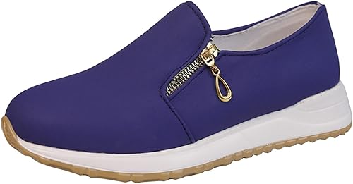 GETBEE Tenis de moda para mujer, diabéticos con cojín de aire sin cordones, zapatos ortopédicos para diabéticos