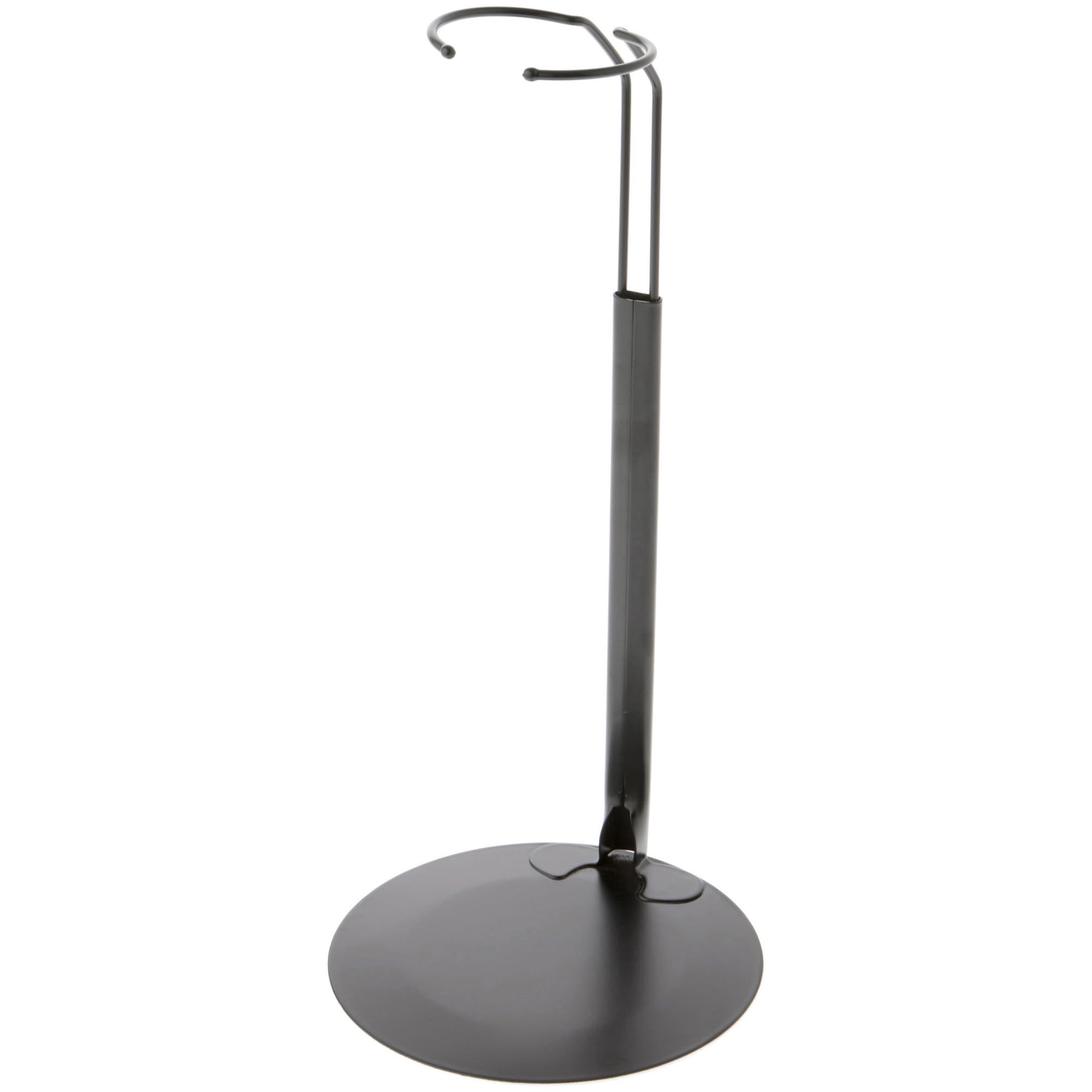 PlymorDSP-10B Black Adjustable Doll Stand, fits 16, 17, 18, 19, 20, 21, 22, 23, and 24 inch Dolls or Action Figures, Waist adjusts from 7 to 9 inches Around